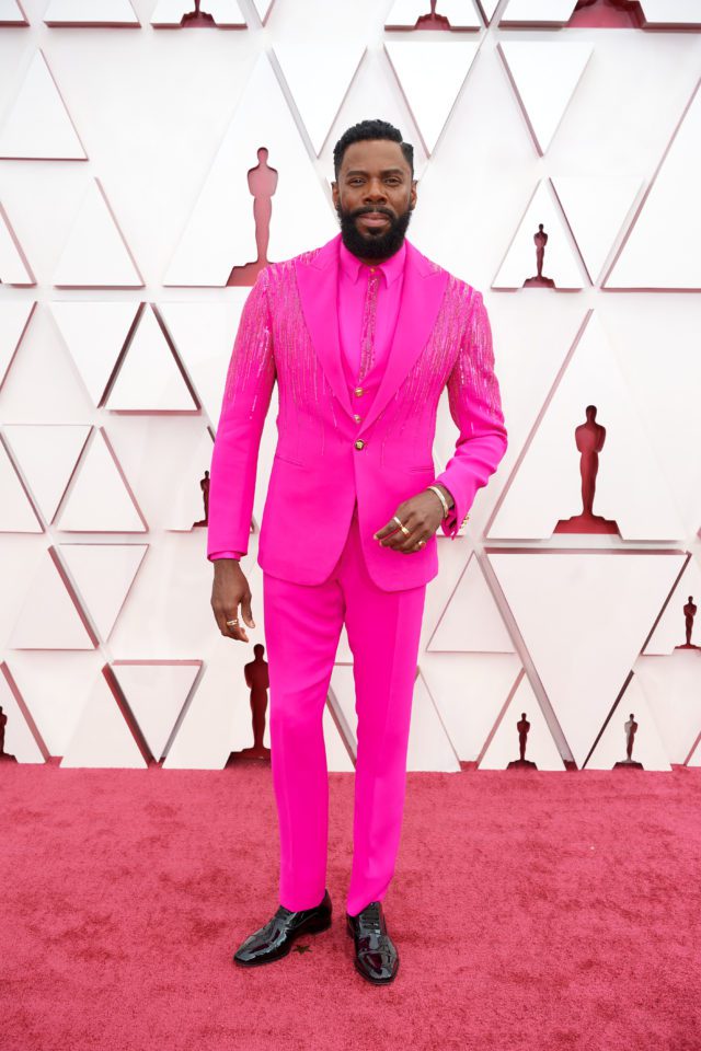 Colman Domingo arrives on the red carpet of The 93rd Oscars® at Union Station in Los Angeles, CA on Sunday, April 25, 2021.