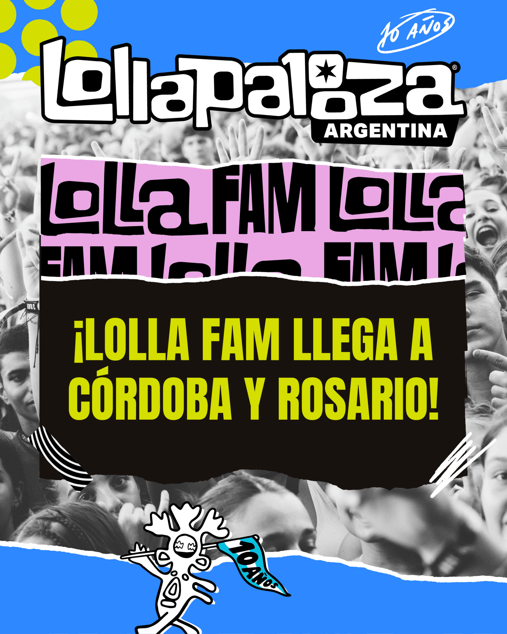 ¿SOS UN VERDADERO FAN DE LOLLAPALOOZA? LOLLAFAM LLEGA A ROSARIO Y ...