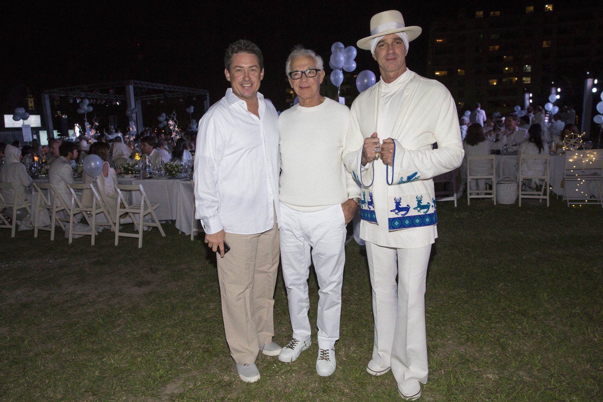 Noah Mamet, Eduardo Constantini y Alan Faena