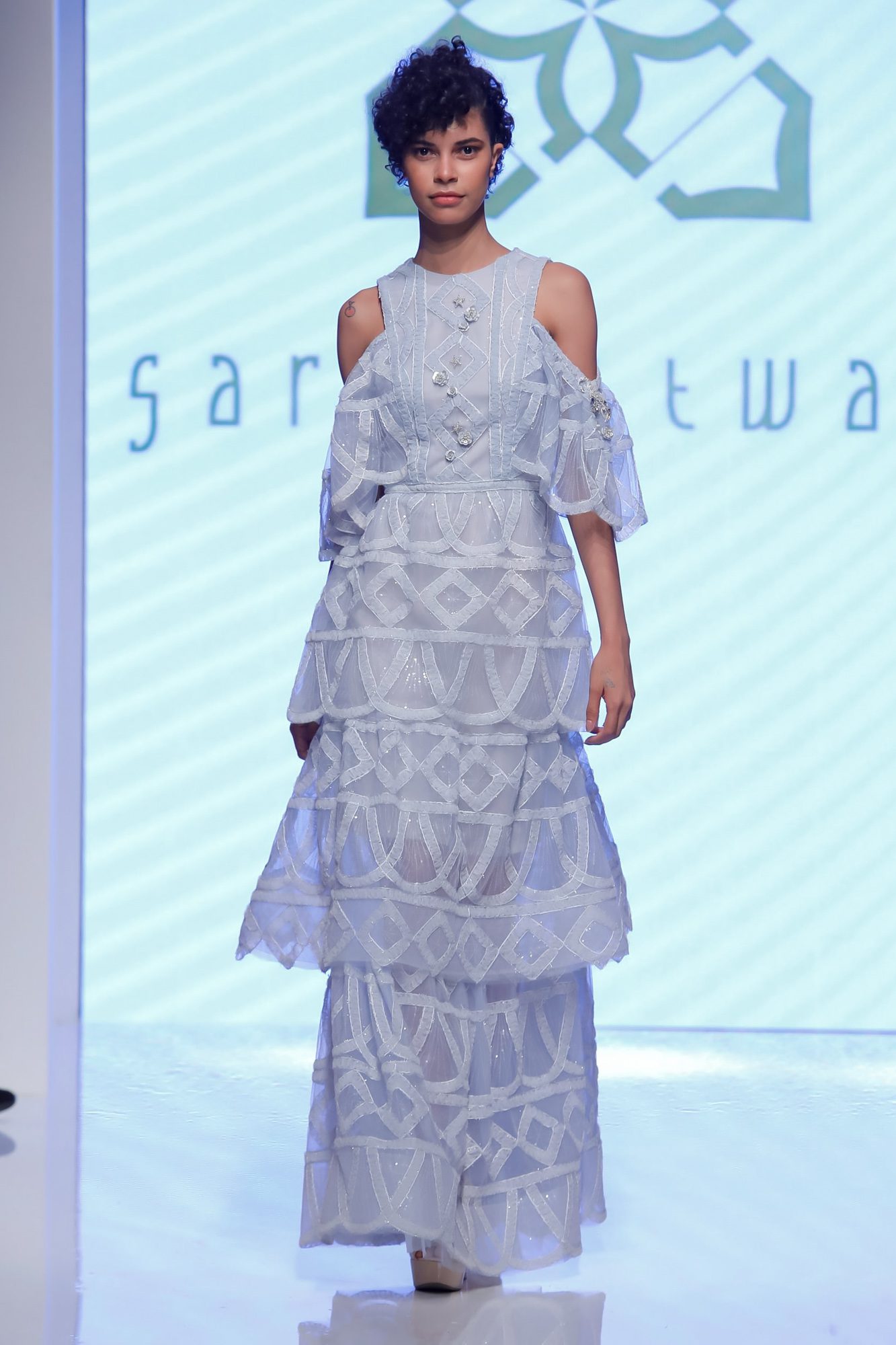 Sara Altwaim Resort 2020 Collection Arab Fashion Week in Dubai