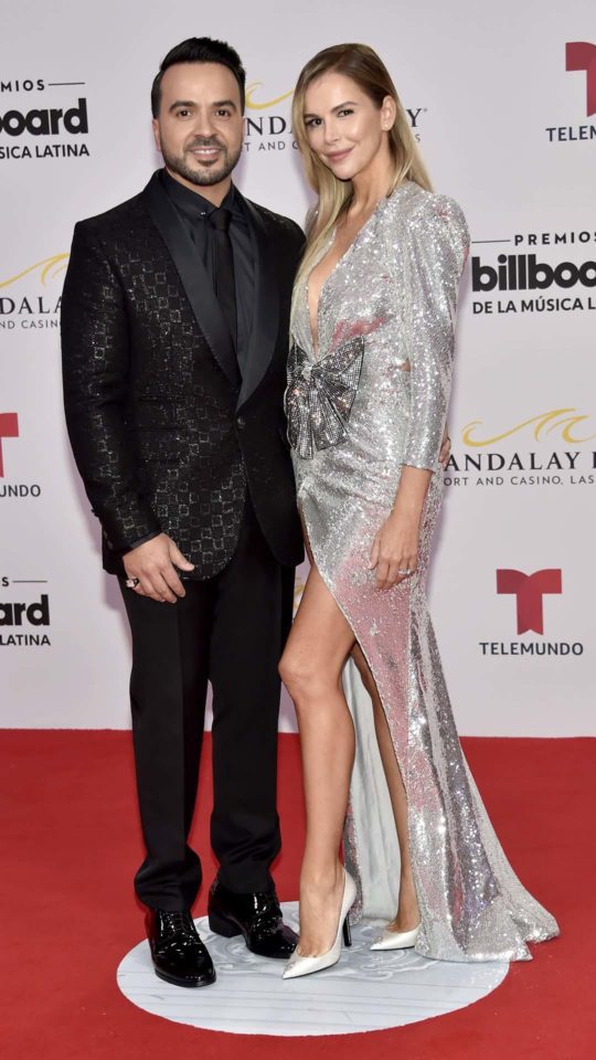 LAS VEGAS, NEVADA - APRIL 25: Luis Fonsi and Águeda López attend the 2019 Billboard Latin Music Awards at the Mandalay Bay Events Center on April 25, 2019 in Las Vegas, Nevada. (Photo by David Becker/Getty Images)