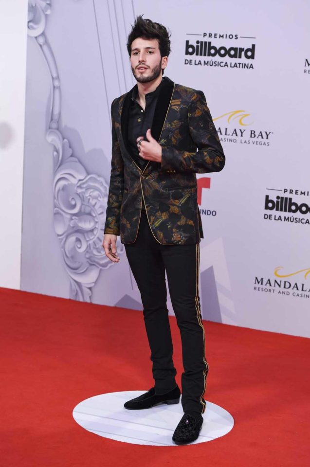 PREMIOS BILLBOARD DE LA MÚSICA LATINA 2019 -- Pictured: Sebastián Yatra on the red carpet at the Mandalay Bay Resort and Casino in Las Vegas, NV on April 25, 2019 -- (Photo by: Denise Truscello/Telemundo)